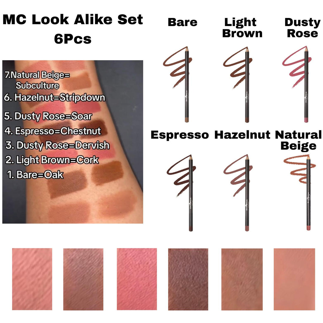 Italia Deluxe Lip and Eye Liners