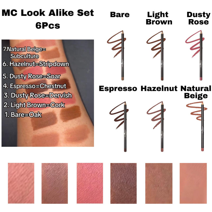 Italia Deluxe Lip and Eye Liners