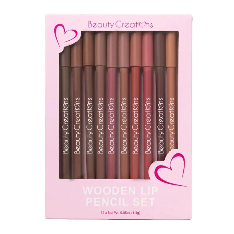 Beauty Creations 12 PC Lip Liner Set