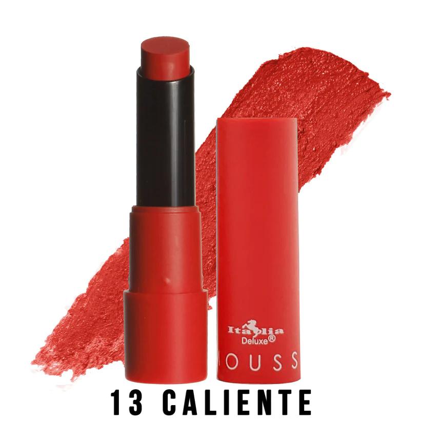 Italia Deluxe Individual Lipsticks and Sets of 5, Matte, Creamy, Highly Pigmented Lightweight Makeup Cosmetics