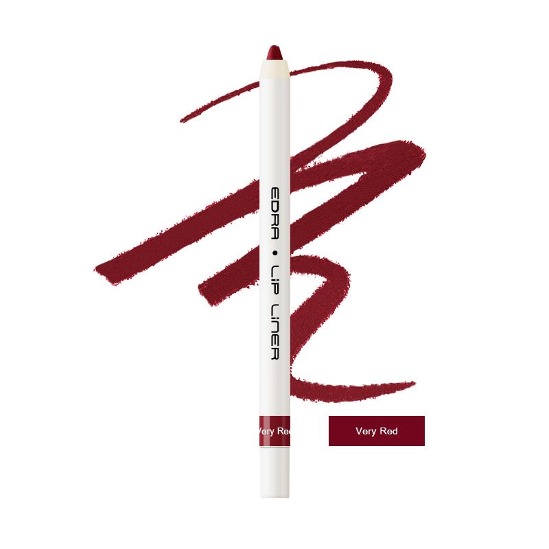 EDRA Lip Liners, Creamy, Pigmented, Water resistant